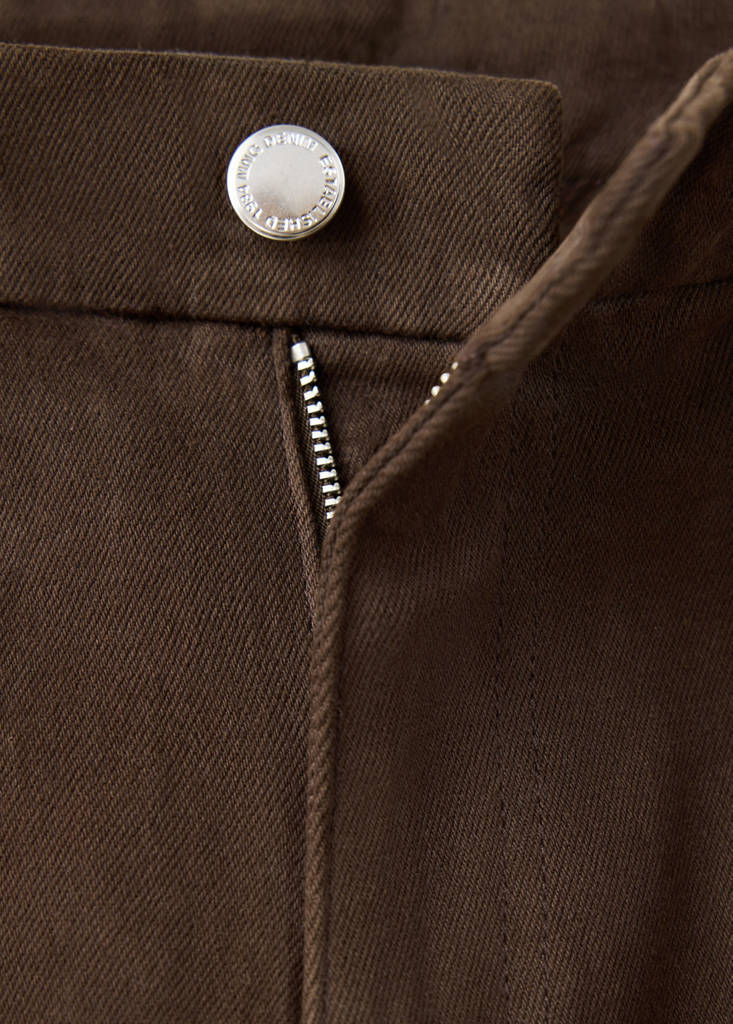 High waist flare jeans — Chocolate