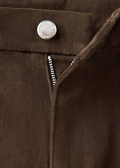 High-waist flared jeans — Chocolate 7