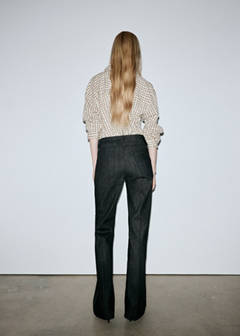 Mid-rise flared jeans — Black 3