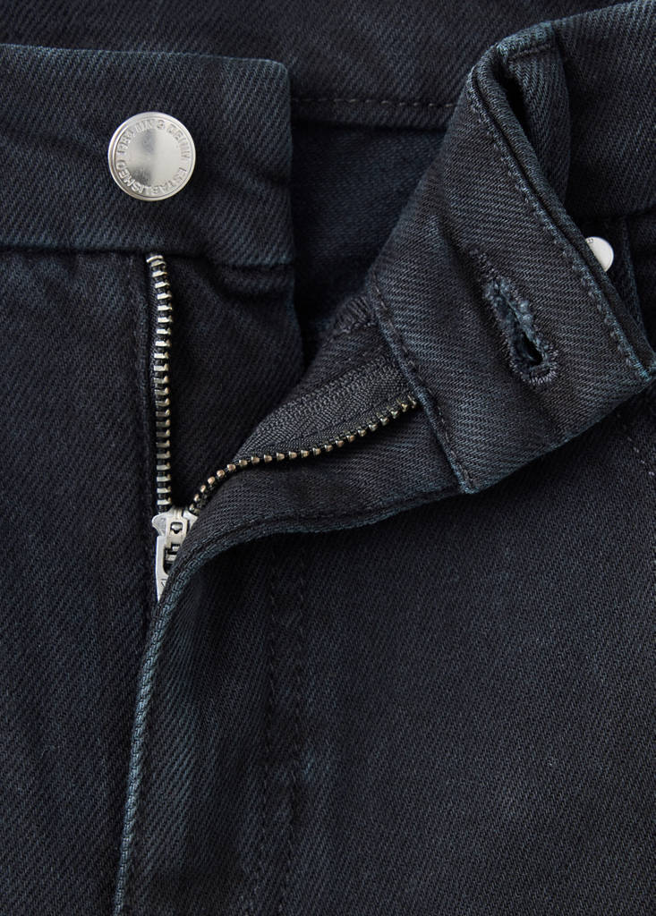 High waist flare jeans — Black denim
