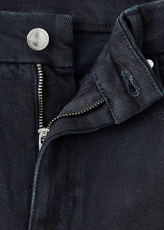 High-waist flared jeans — Black denim 7