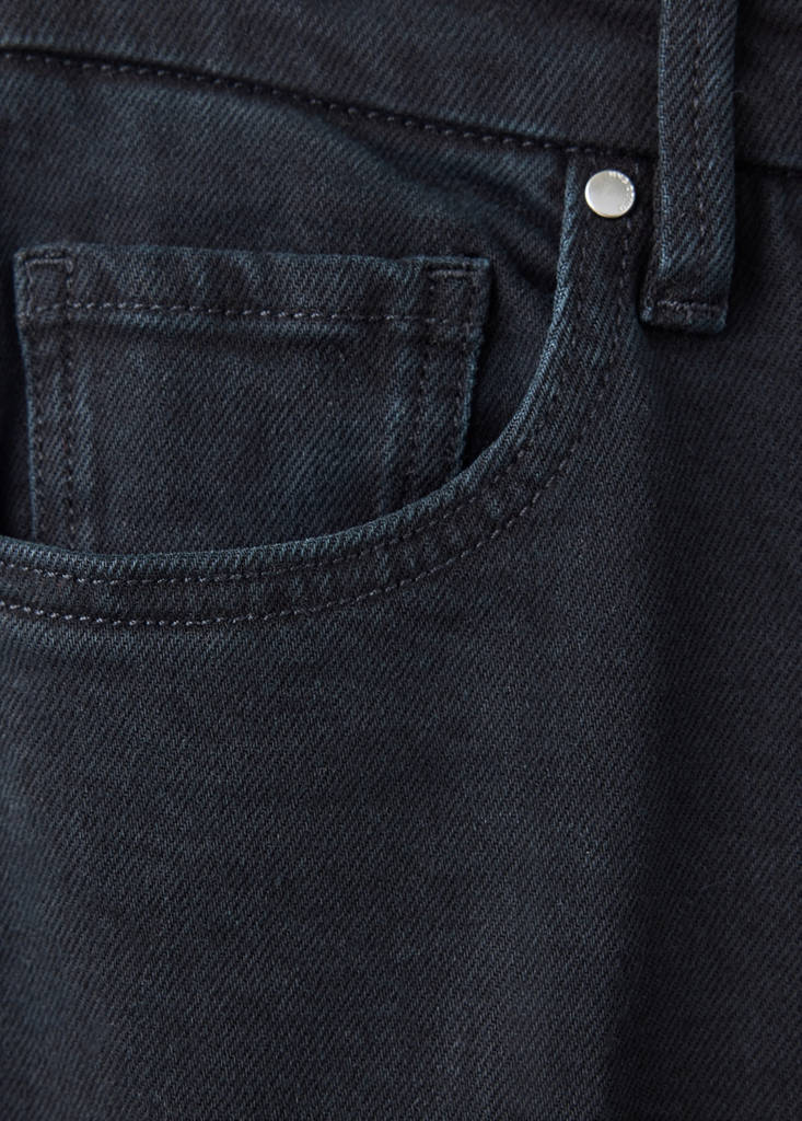 High waist flare jeans — Black denim
