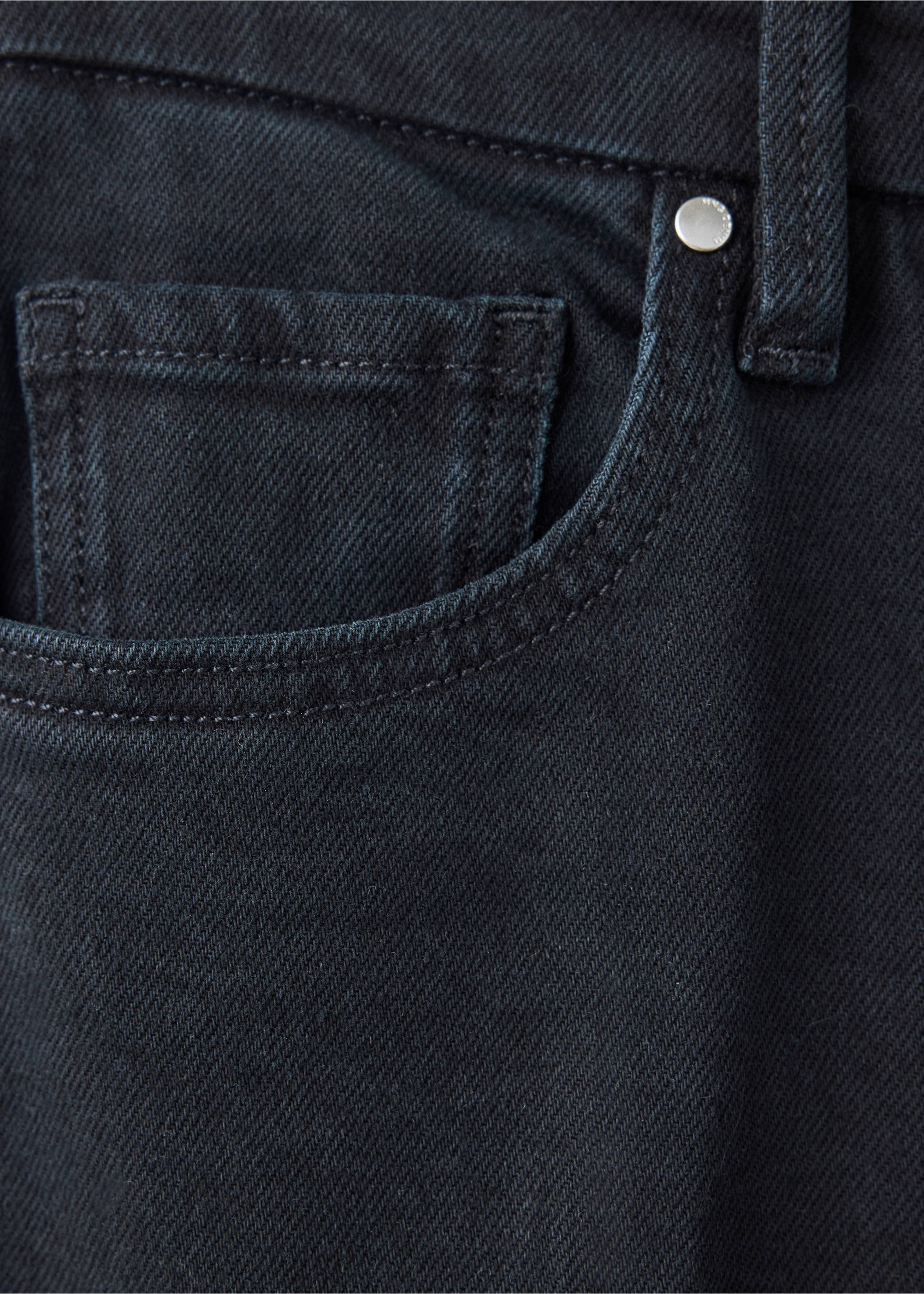 Jean flare taille haute - Détail de l'article 0, Black denim. Ref: 37015868-00.