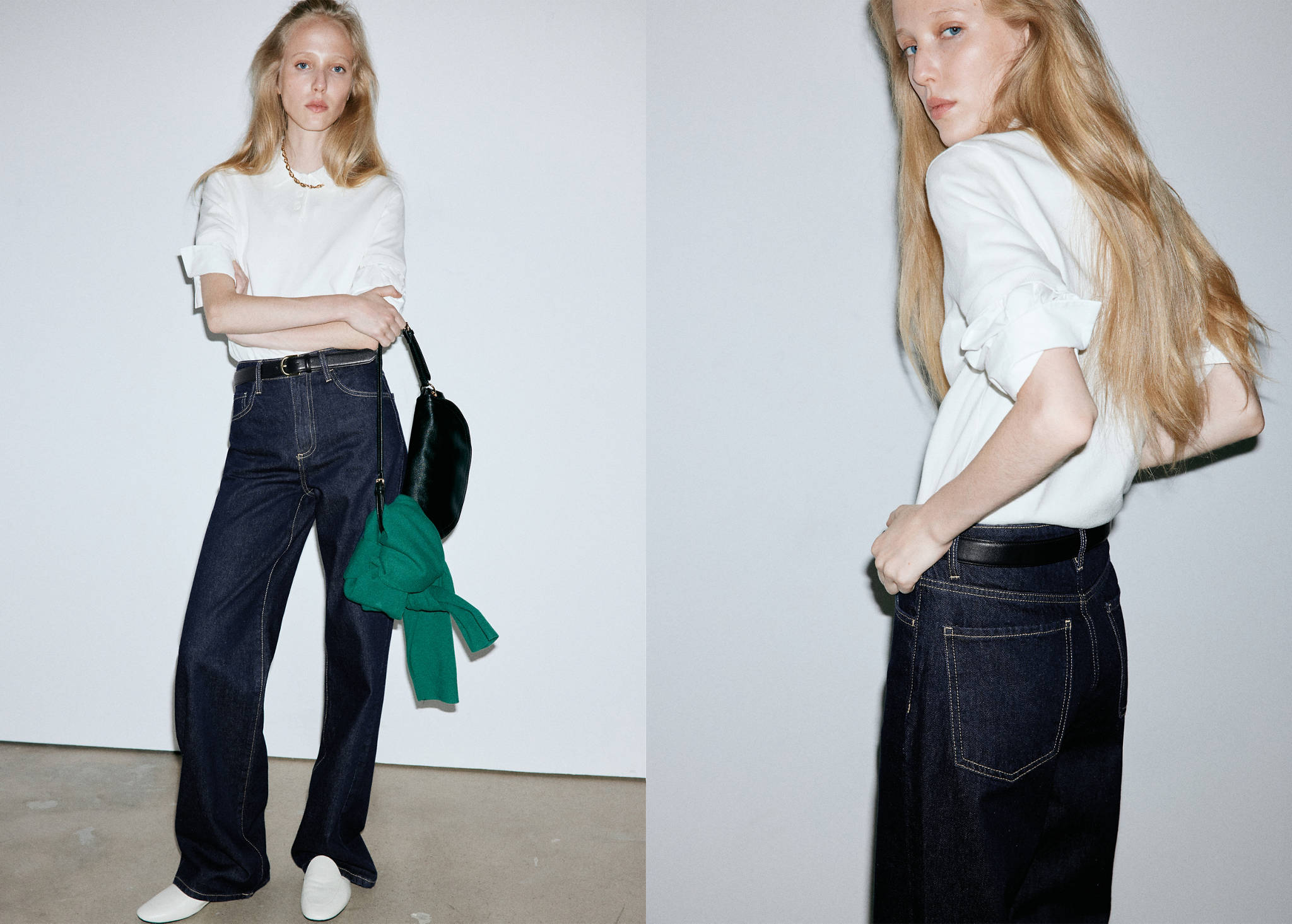 Jeans Danila wide leg tiro alto - Plano panorámico