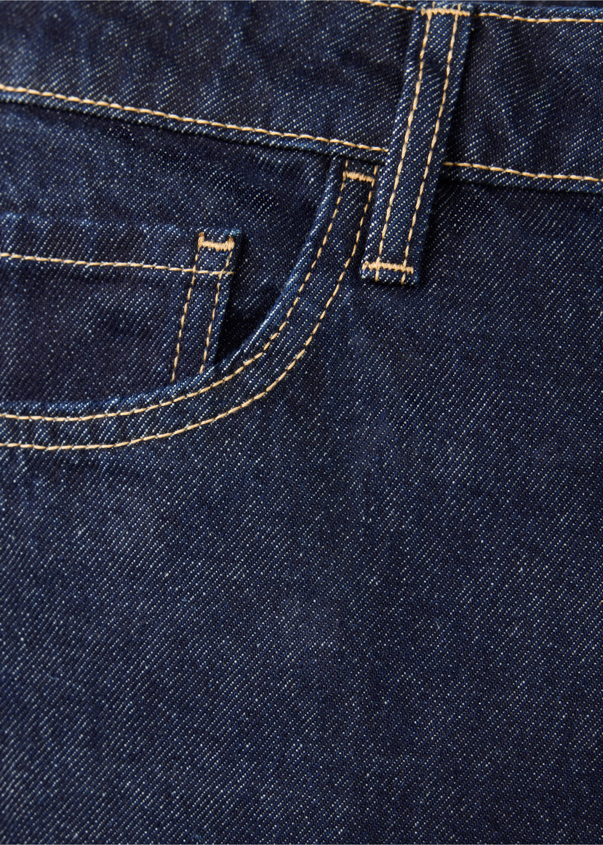 Danila high-waisted wide leg jeans - Details of the article 8, Open Blue. Ref: 37015870-00.