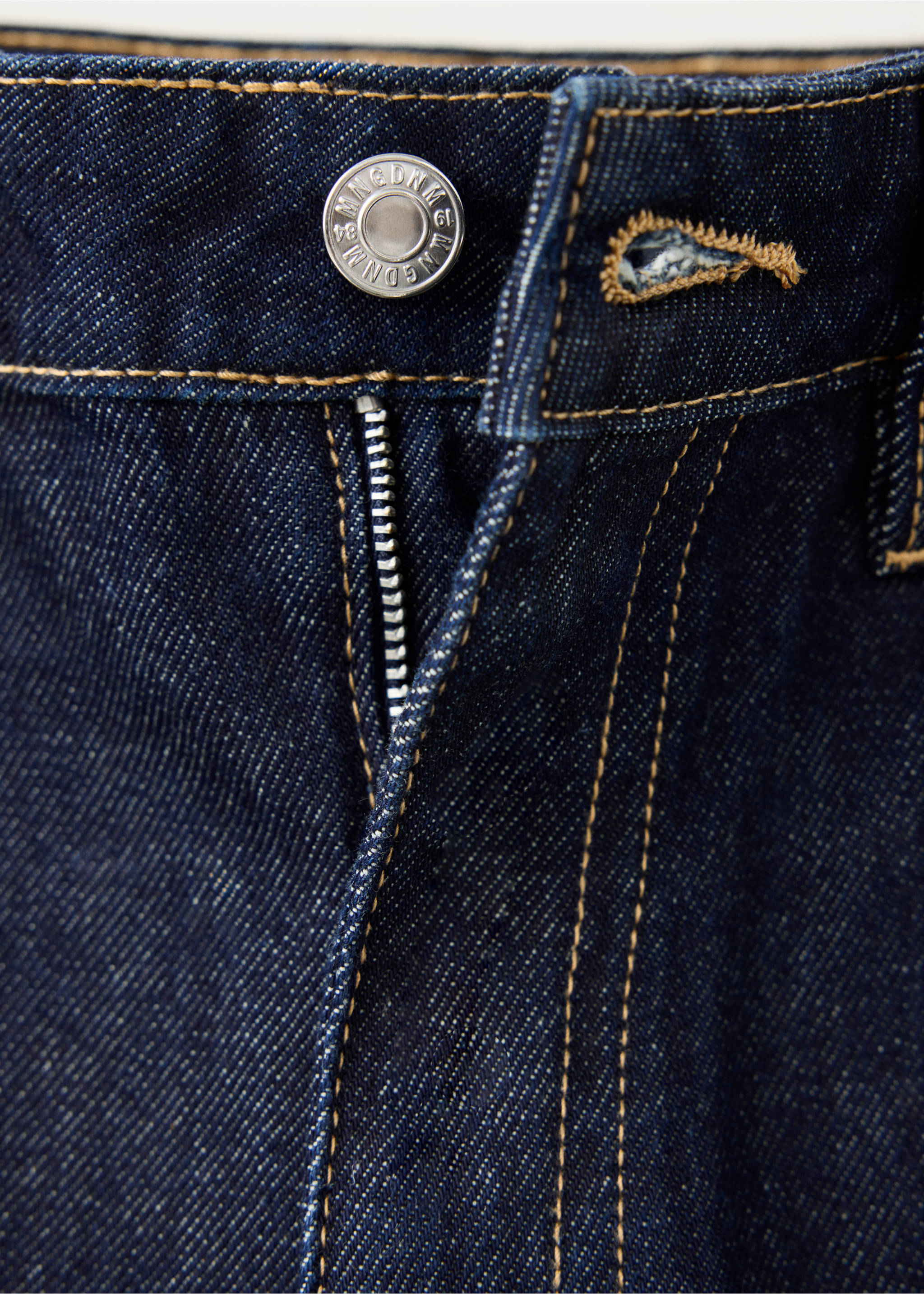 Danila high-waisted wide leg jeans - Details of the article 0, Open Blue. Ref: 37015870-00.