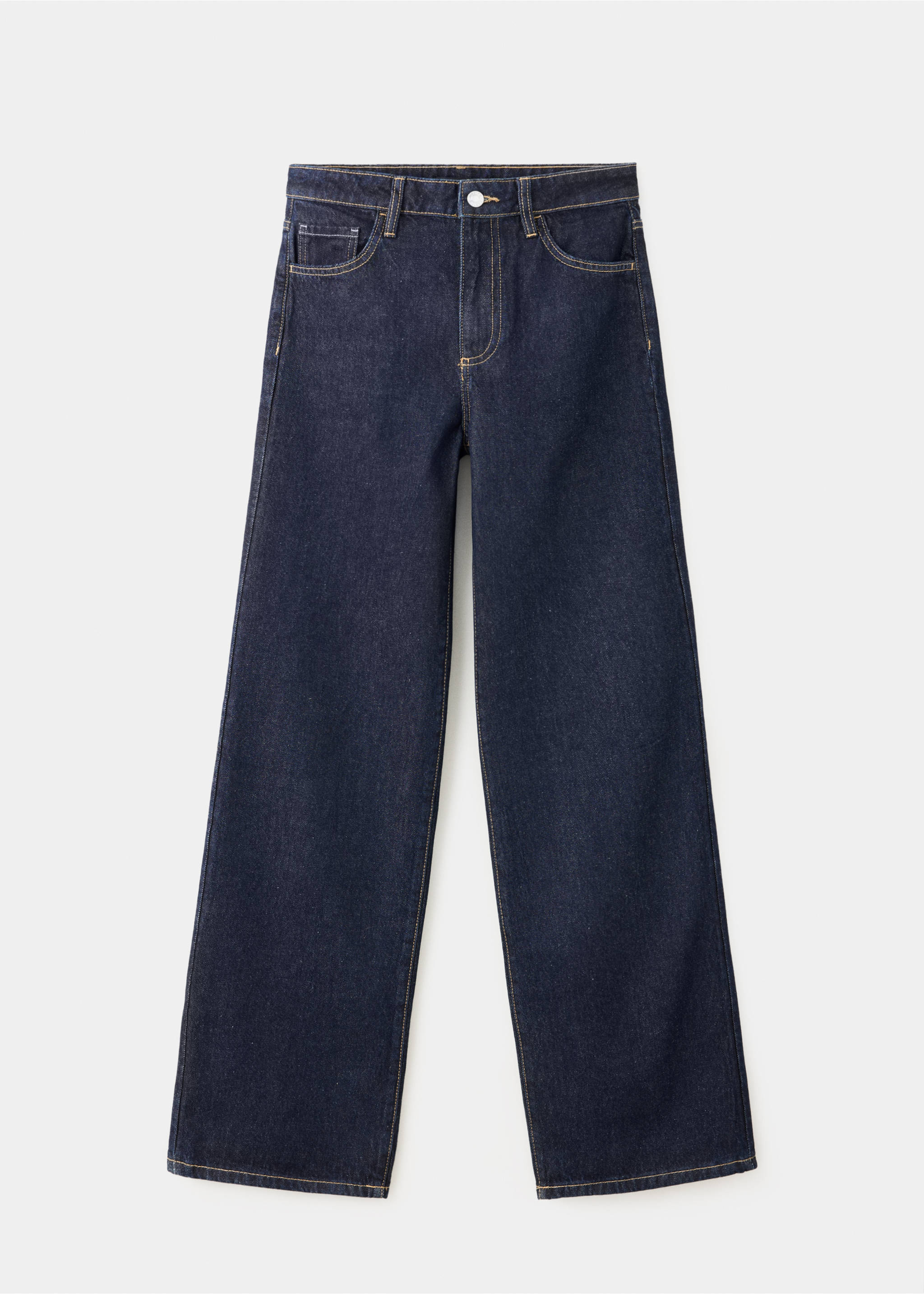 Danila high-waisted wide leg jeans - Article without model, Open Blue. Ref: 37015870-00.