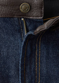 Flared jeans with contrast waistband — Open Blue 6