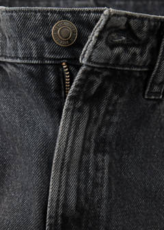 Mid-rise flared jeans — Black denim 7