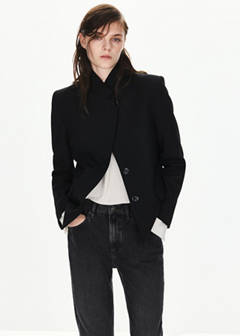 Mid-rise flared jeans — Black denim 11