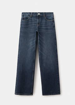 Straight-leg jeans with drawstring detail — Dark Blue 6