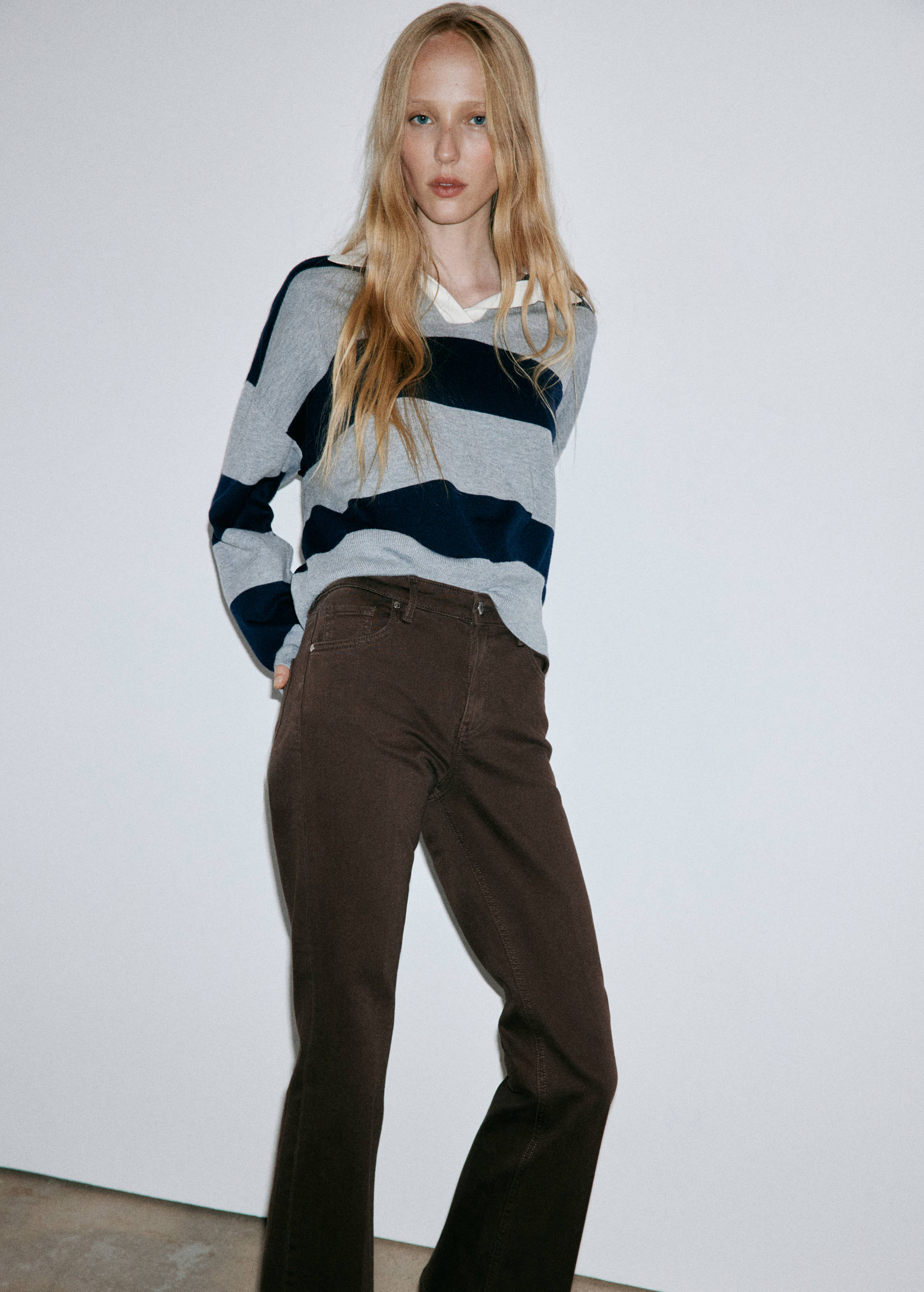Sienna flared cropped jeans - Details of the article 1
