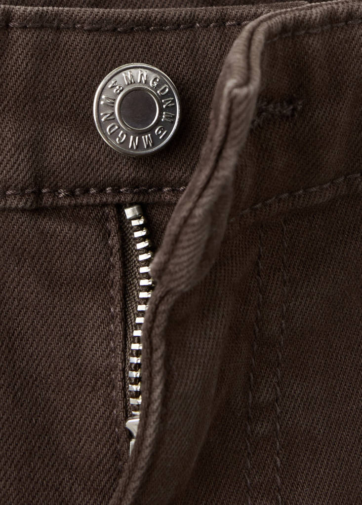 Sienna flared cropped jeans — Chocolate