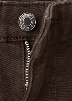 Sienna flared cropped jeans — Chocolate 7