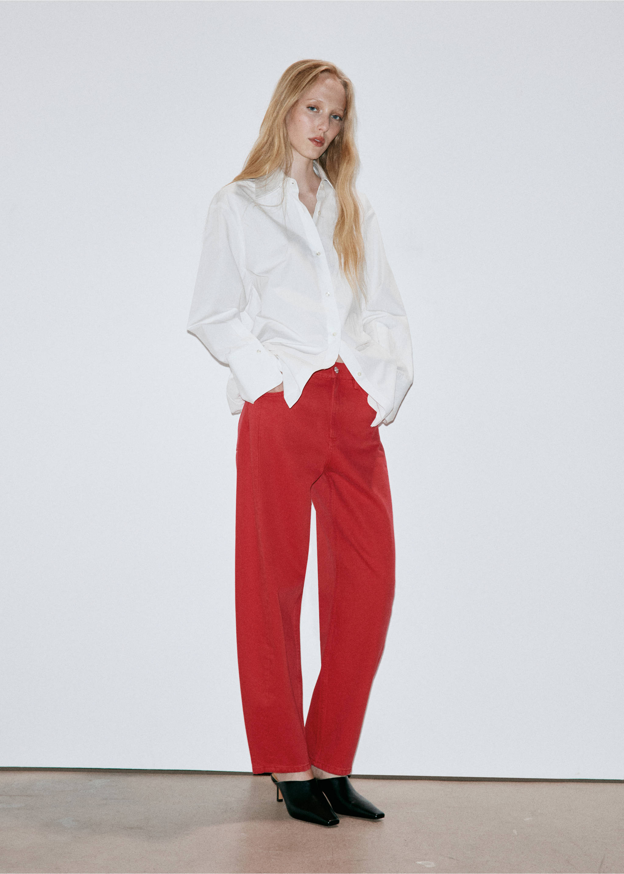 Jeans simone - General plane, Red. Ref: 37015877-00.