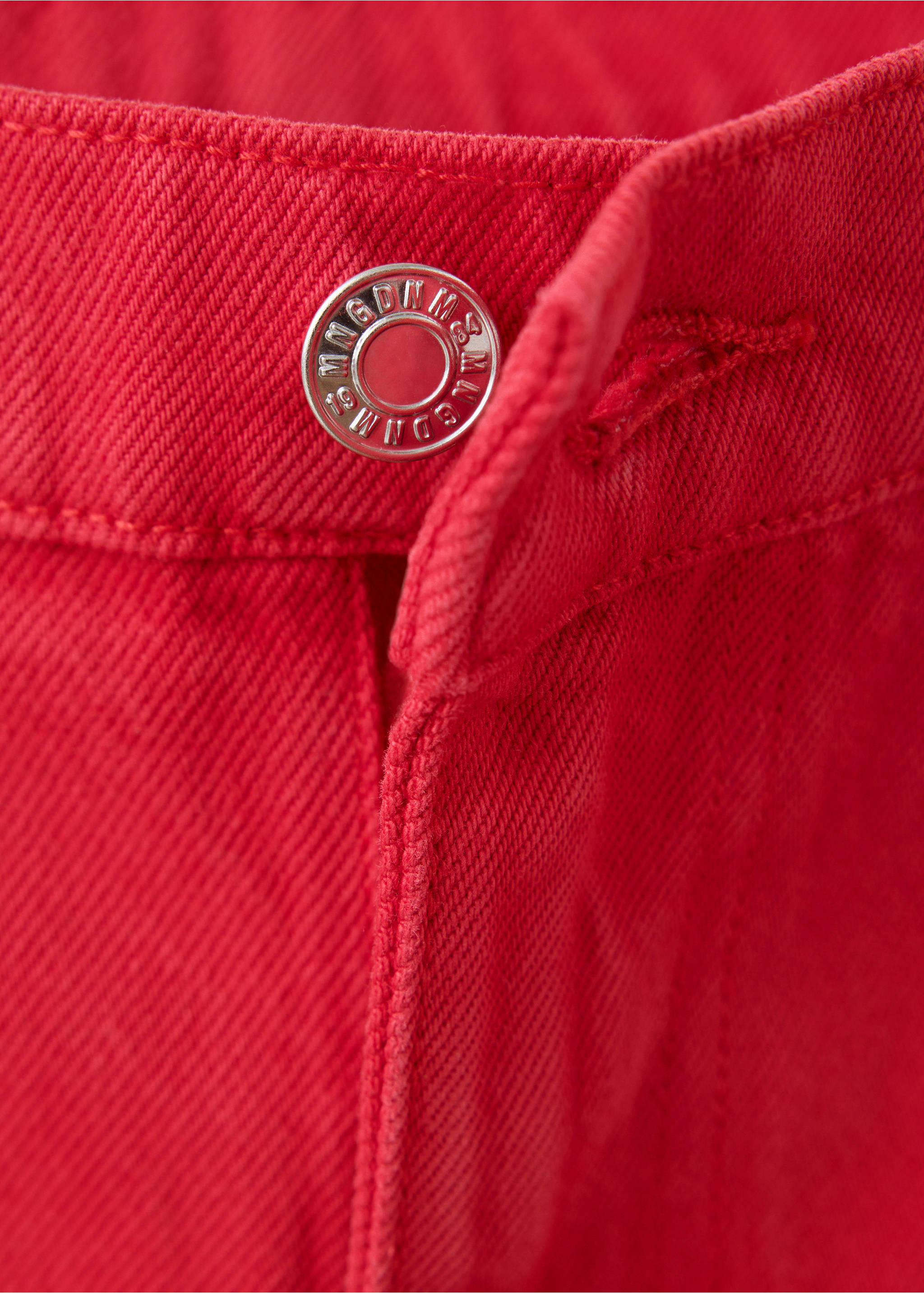 Jeans simone - Details of the article 8, Red. Ref: 37015877-00.