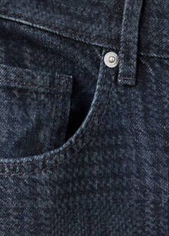 Wide-leg checked jeans — Open Blue 8