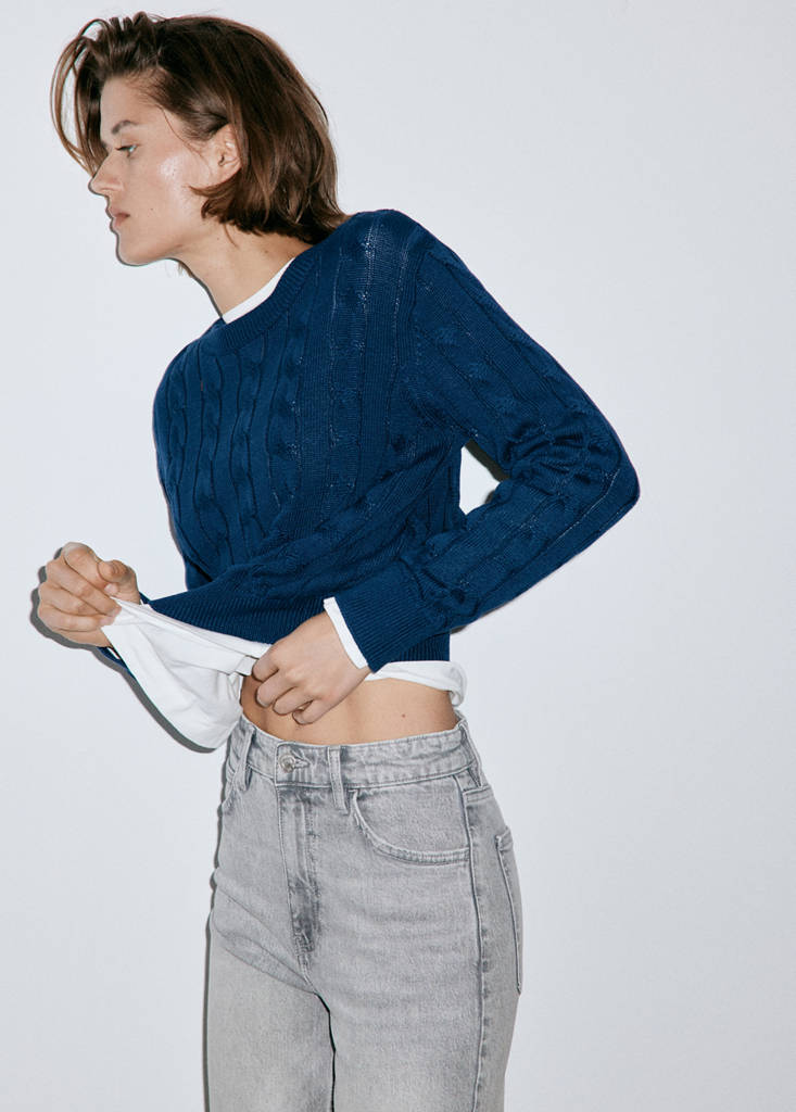 Newmom comfort high-rise jeans — Denim Grey