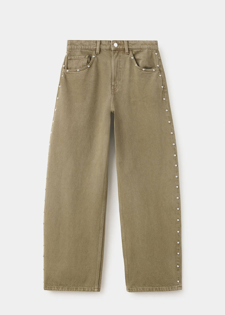 Balloon jeans with studs - thumbnail 4