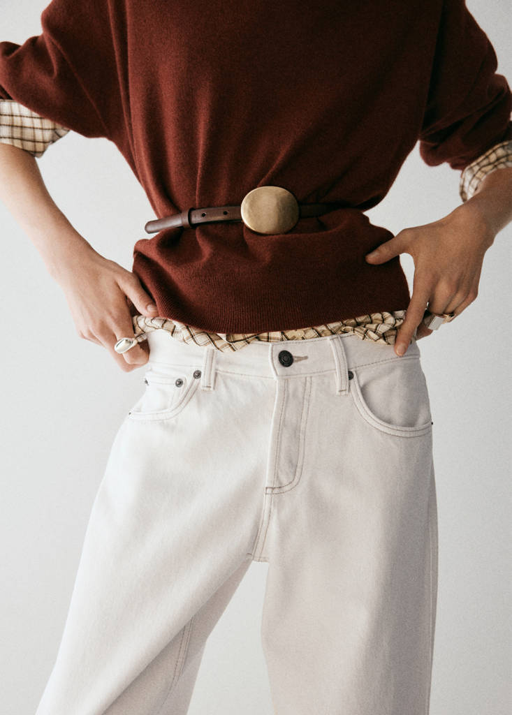 Straight low-waist jeans — Off White