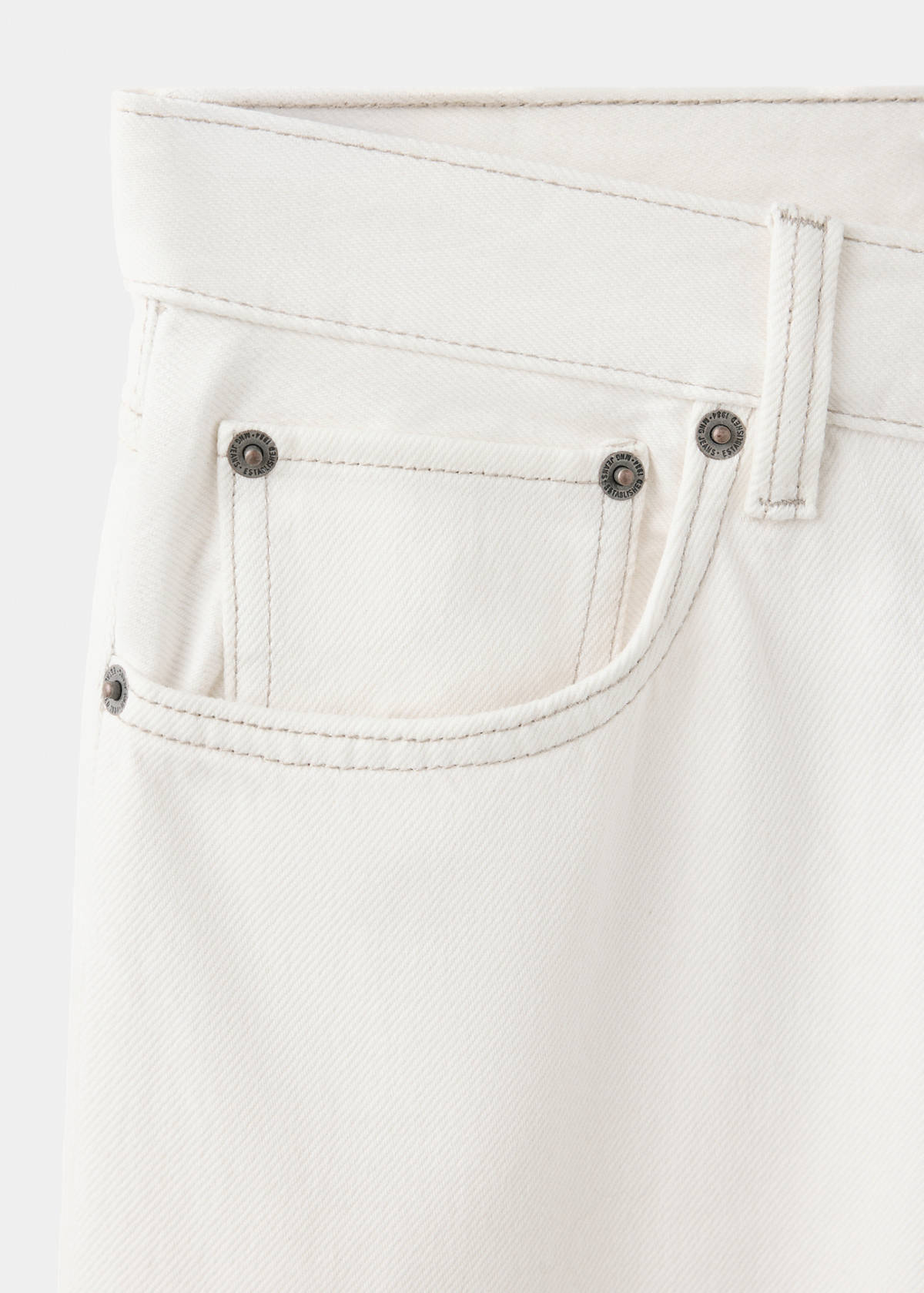 Straight low-waist jeans — Off White