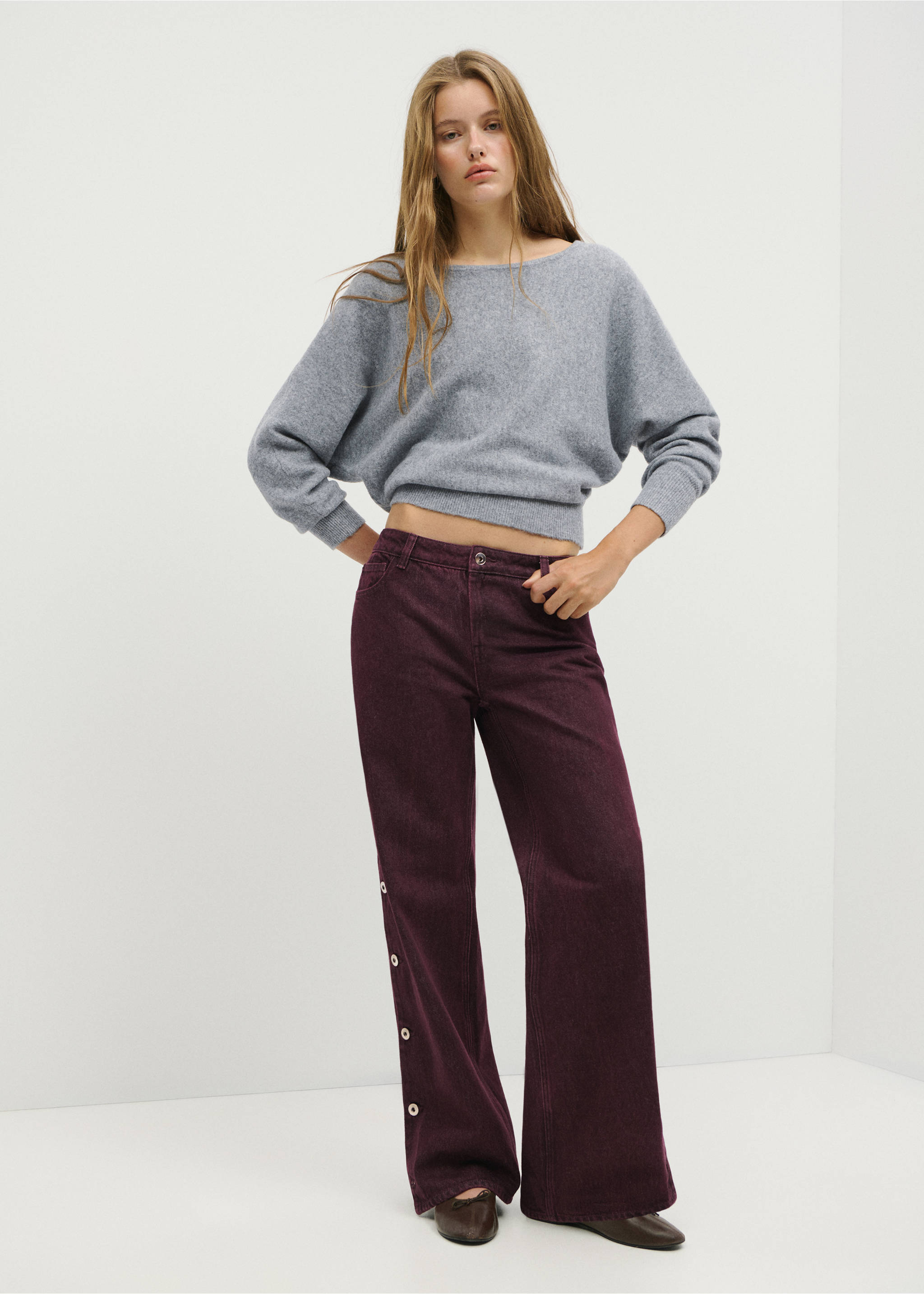 Jeans rebel - General plane, Burgundy. Ref: 37015884-00.