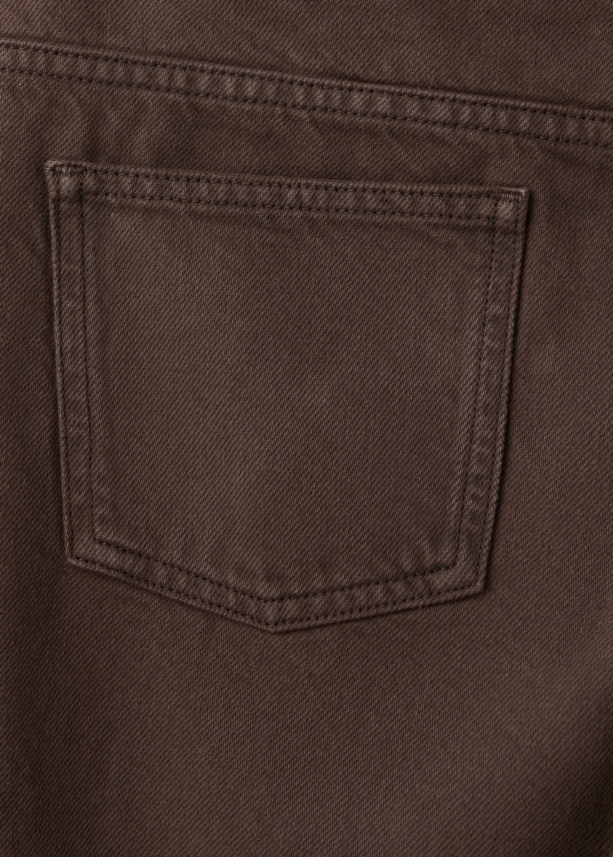 Low-waist straight-leg jeans - Details of the article 0