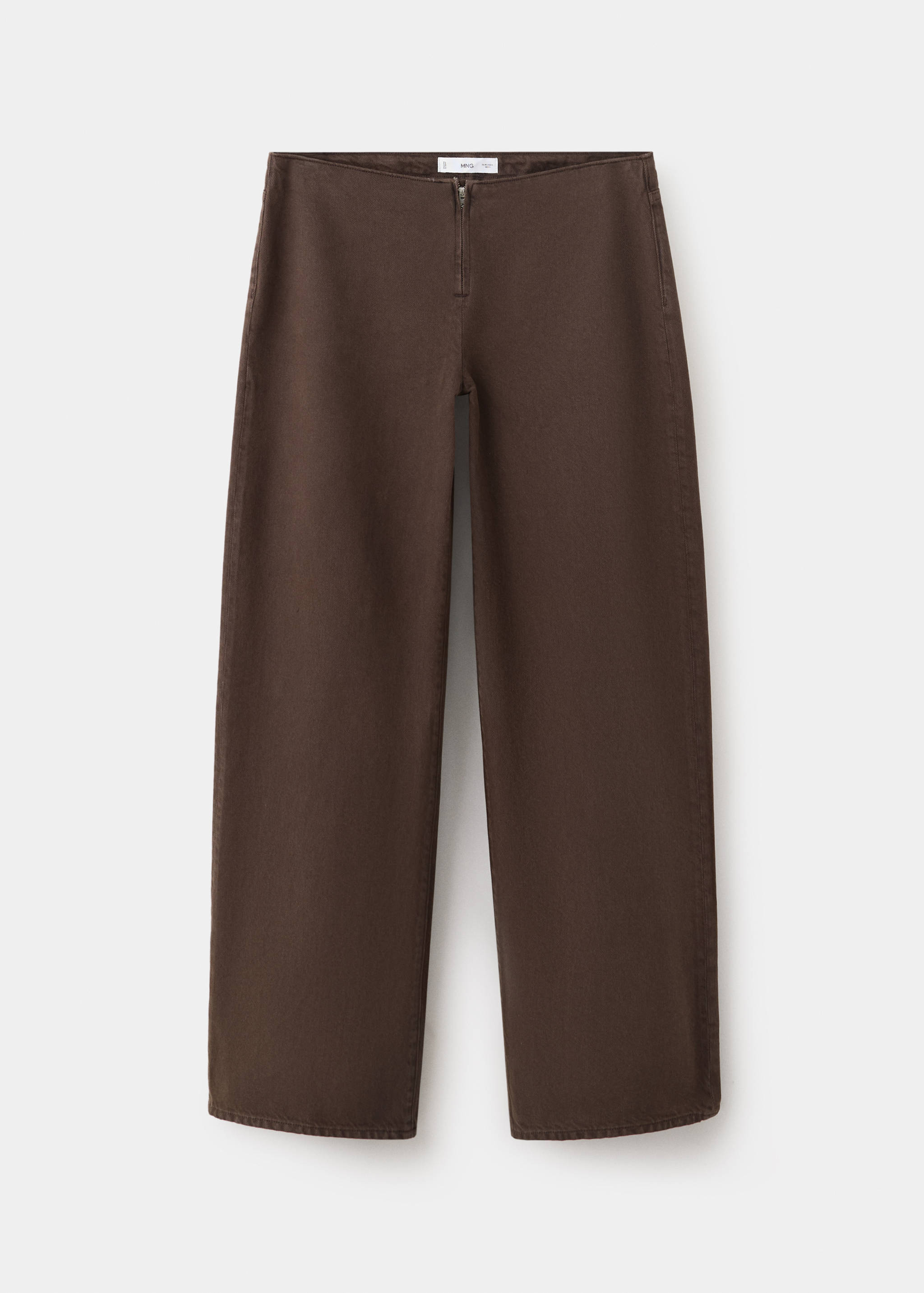 Low-waist straight-leg jeans - Article without model