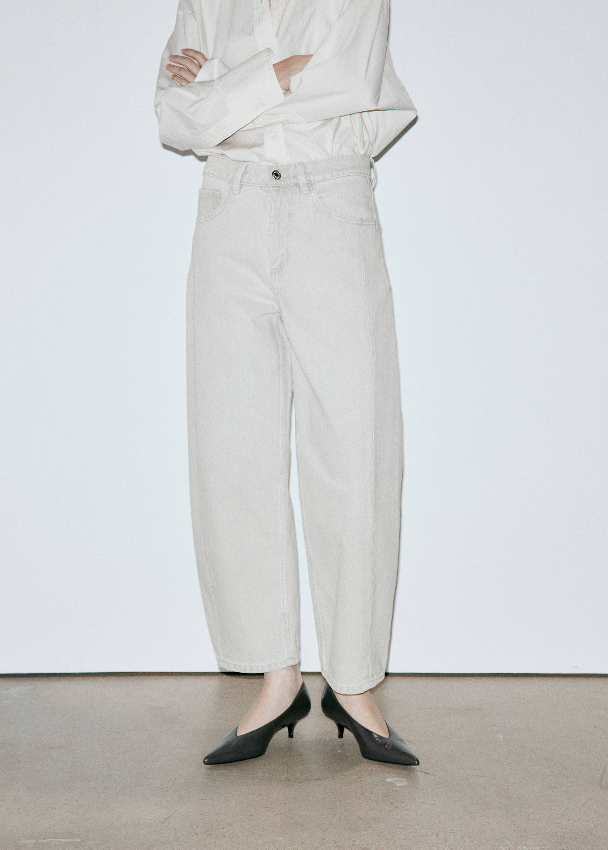 Balloon seam jeans - Medium plane