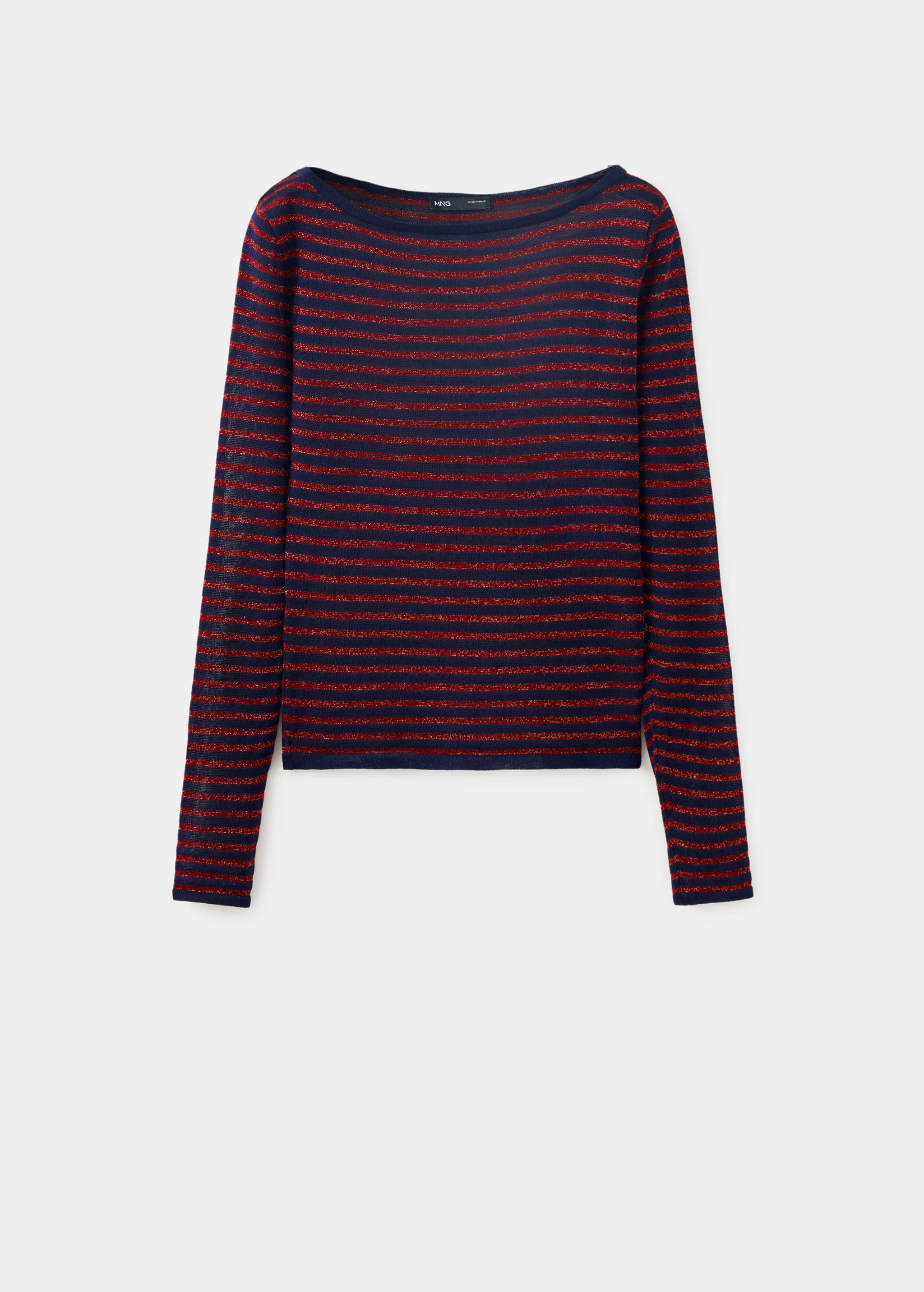 Lurex stripes sweater - Article without model