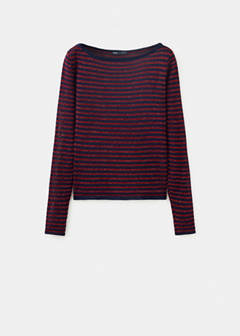 Lurex stripes sweater — Navy 5