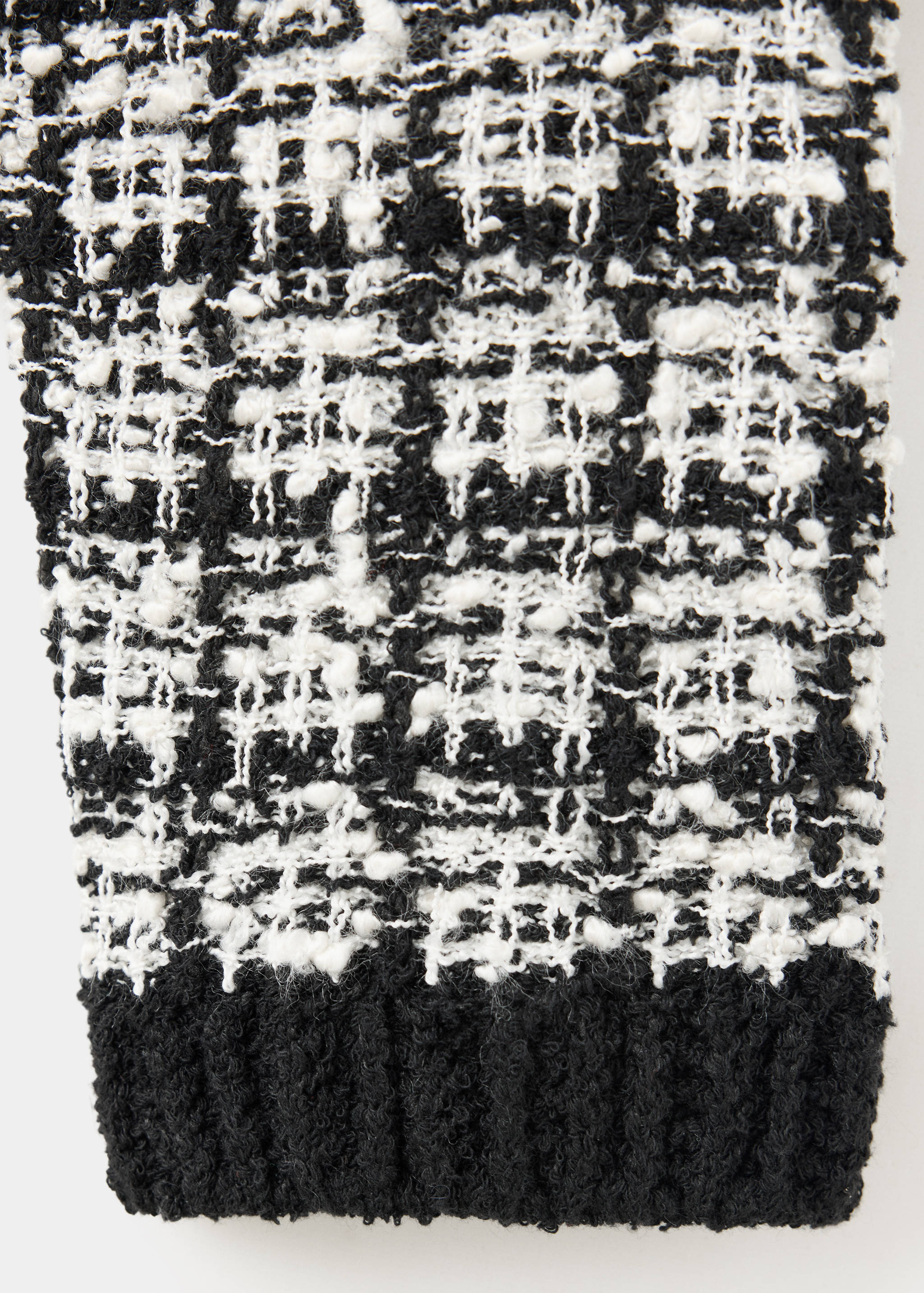 Tweed polo neck jumper - Details of the article 0
