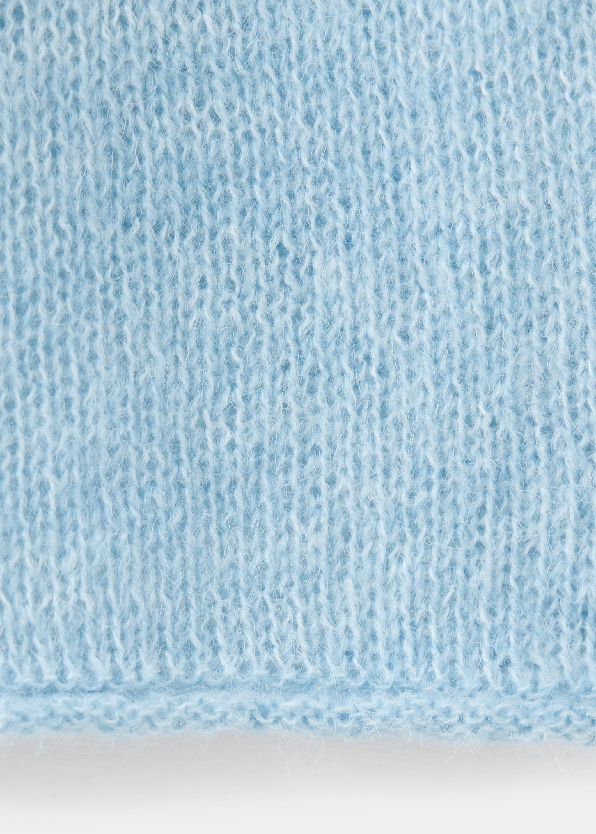 Boat-neck jumper with scarf detail - Details of the article 0