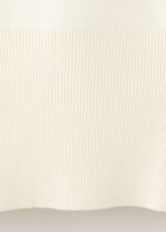 Fine-knit roll-neck jumper — Ecru 10
