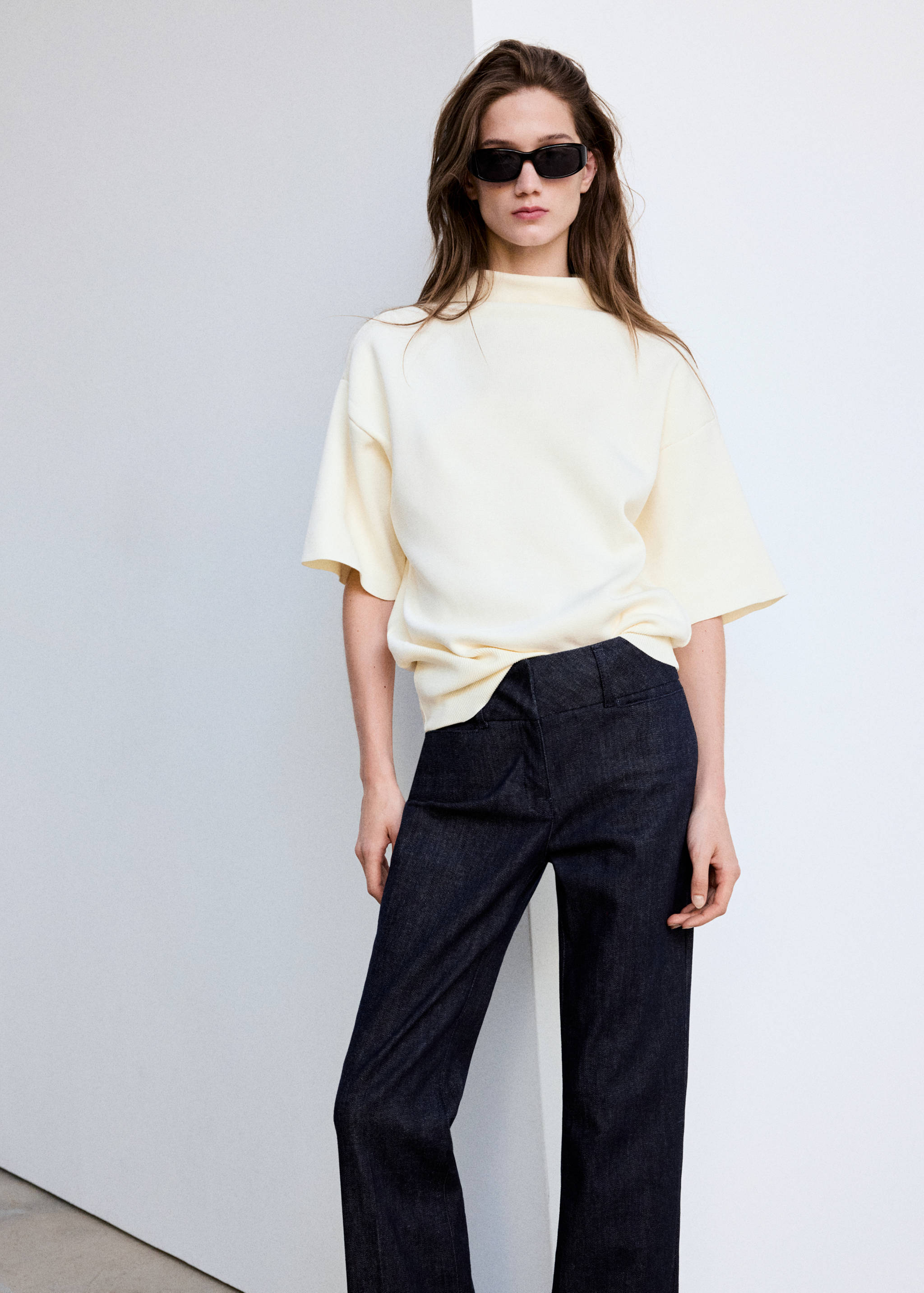 Fine-knit roll-neck jumper - Details of the article 4