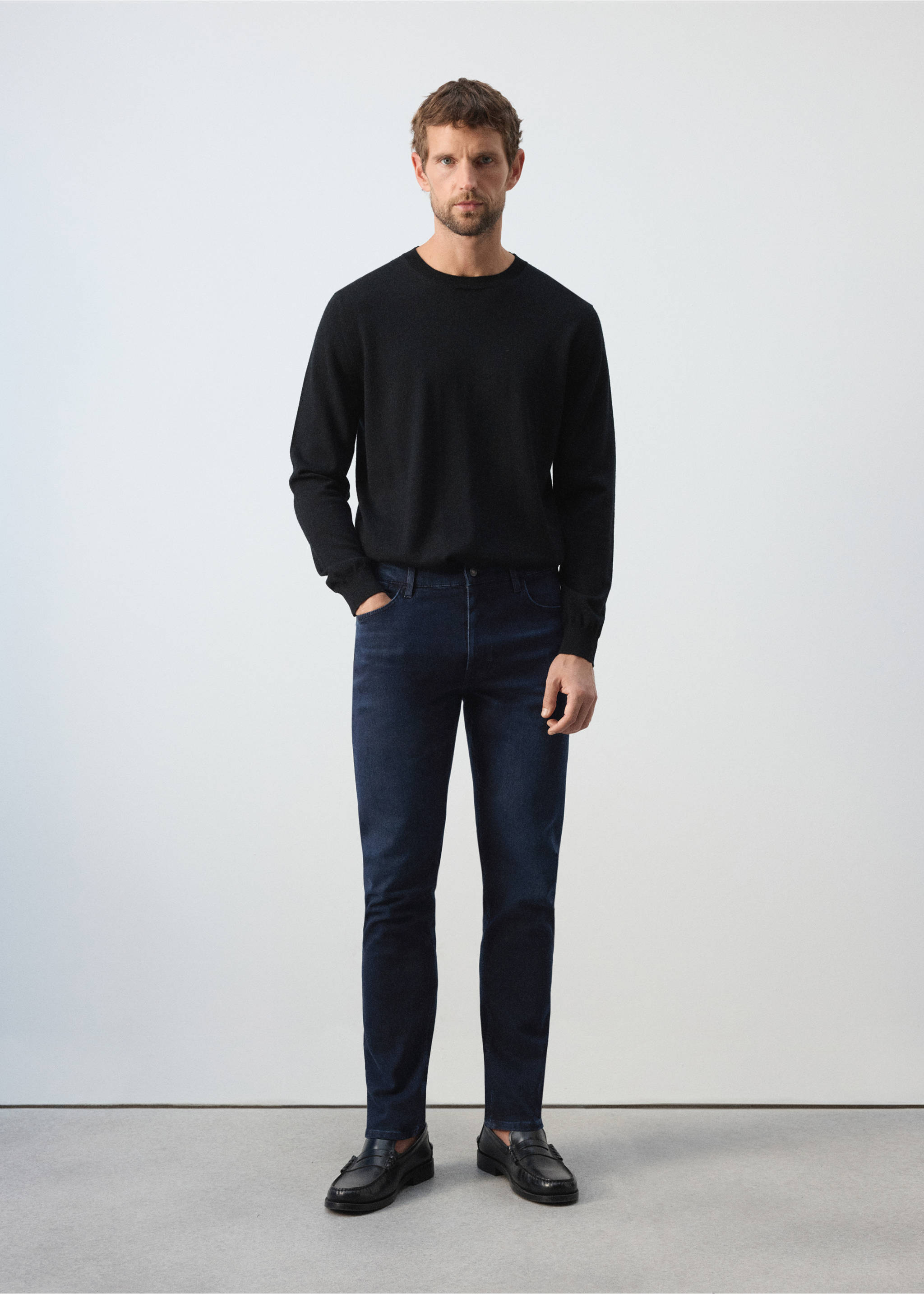 Slim fit Ultra Soft Touch Patrick jeans - General plane, Deep Dark Blue. Ref: 37015978-00.