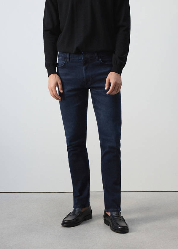 Slim fit Ultra Soft Touch Patrick jeans — Deep Dark Blue