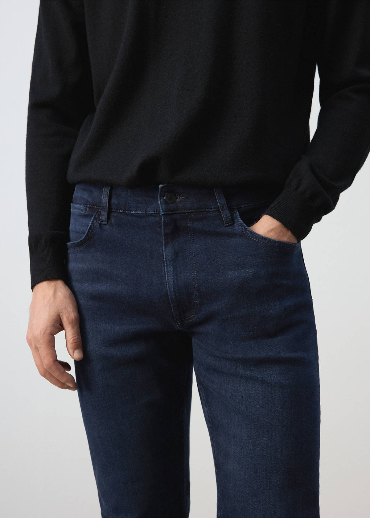 Slim fit Ultra Soft Touch Patrick jeans — Deep Dark Blue