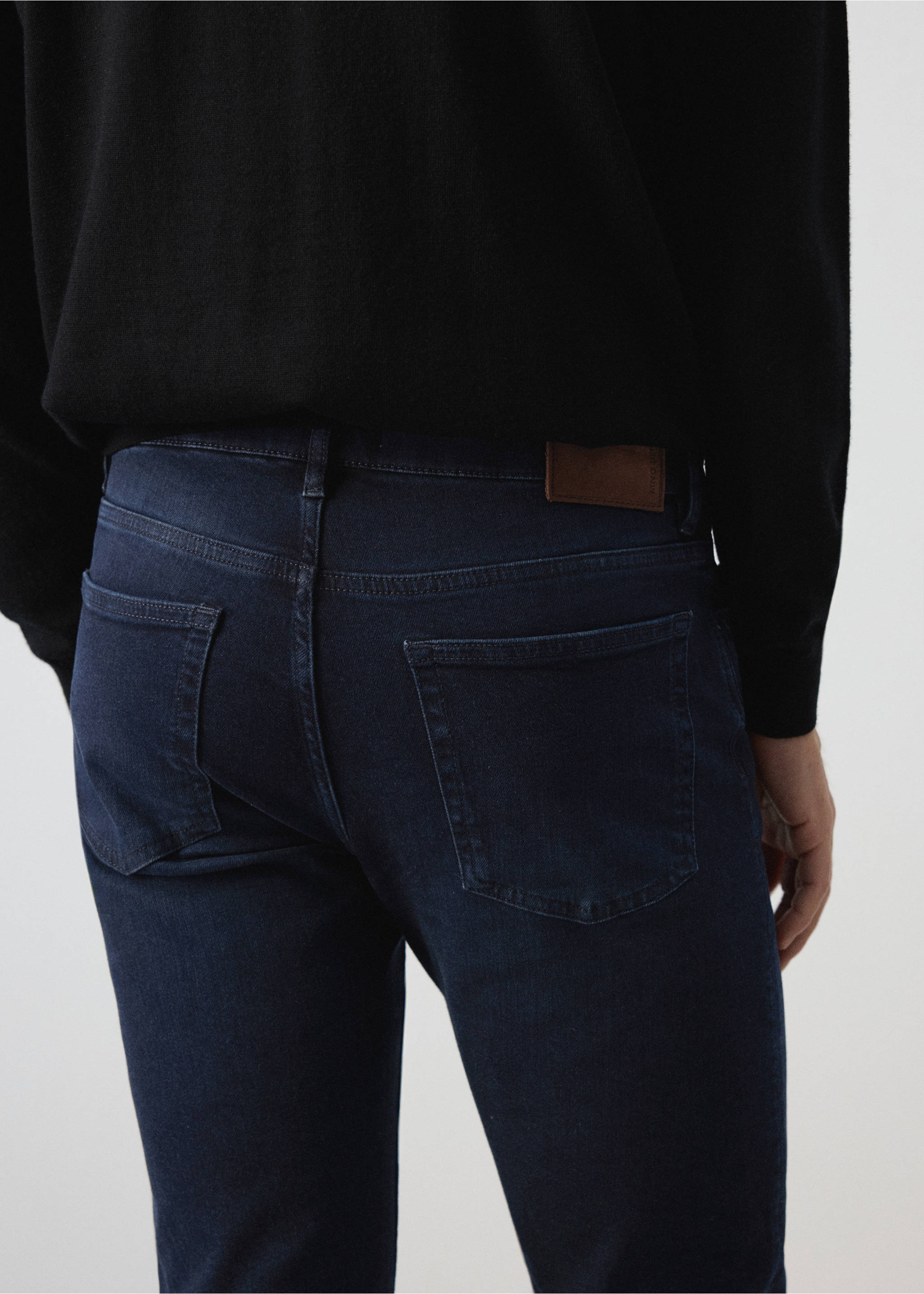 Slim fit Ultra Soft Touch Patrick jeans - Details of the article 4, Deep Dark Blue. Ref: 37015978-00.