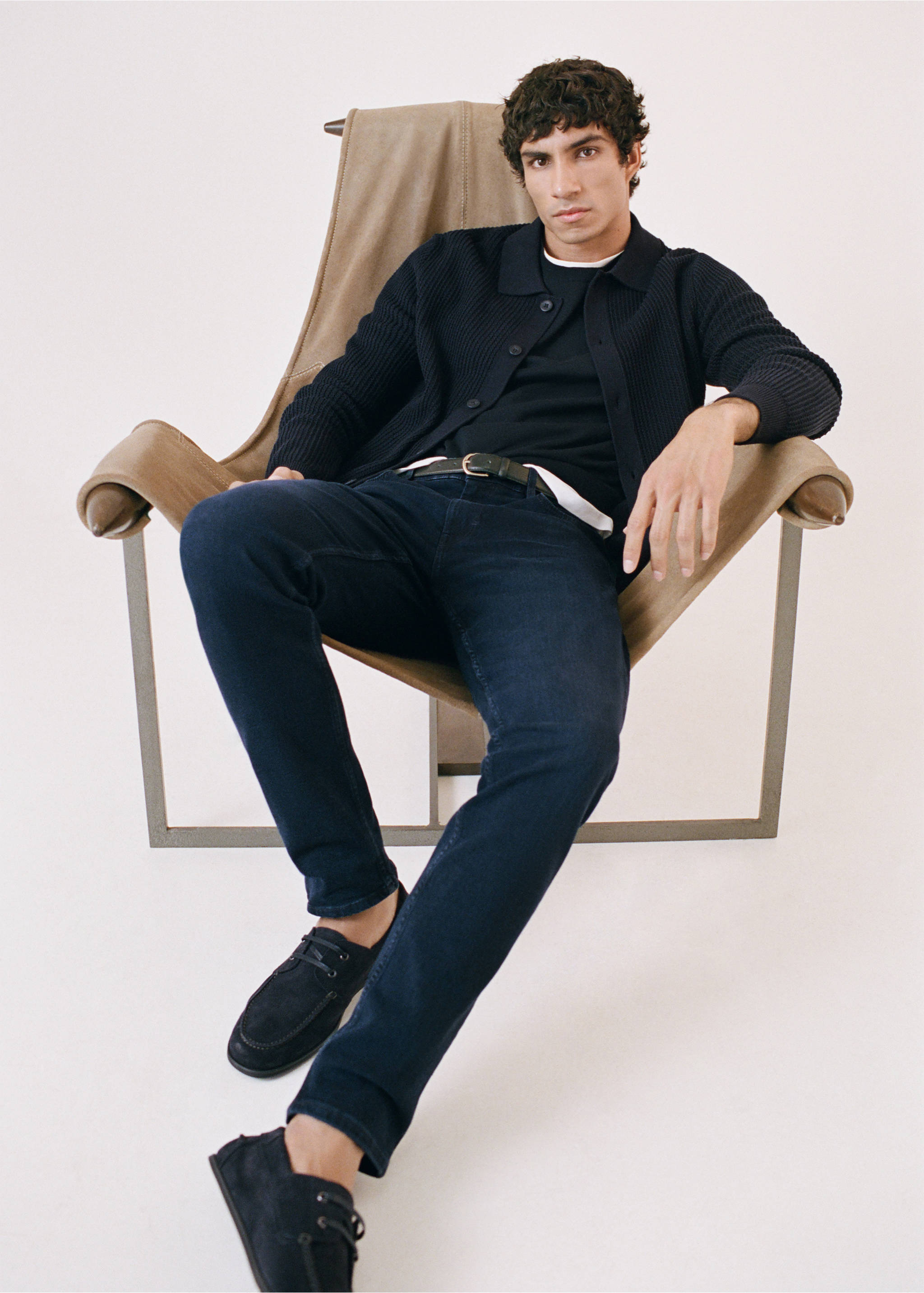 Slim fit Ultra Soft Touch Patrick jeans - Details of the article 8, Deep Dark Blue. Ref: 37015978-00.