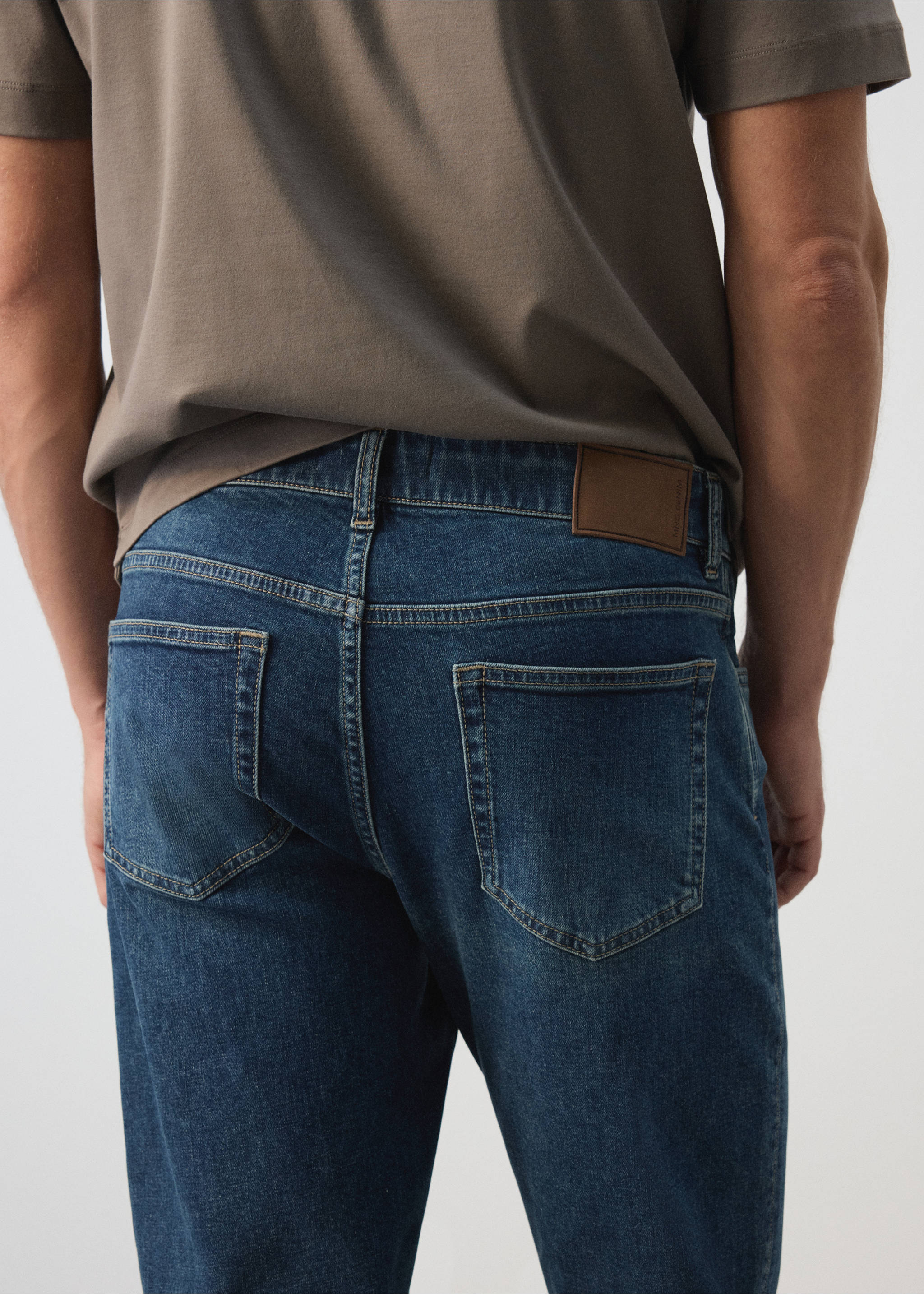 Slim fit Ultra Soft Touch Patrick jeans - Details of the article 4, Dark Vintage Blue. Ref: 37015979-00.