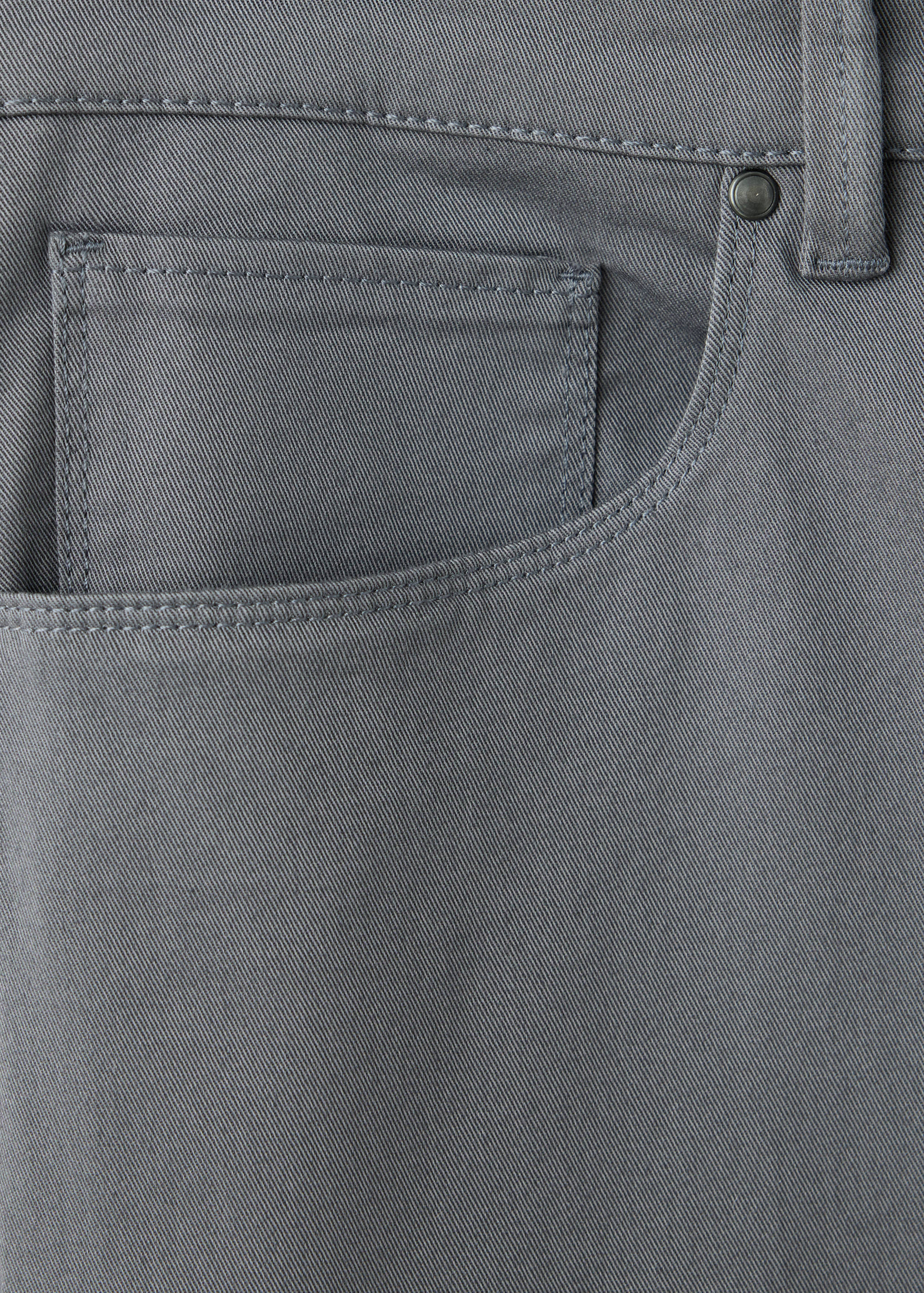 Regular-fit cotton trousers - Details of the article 0