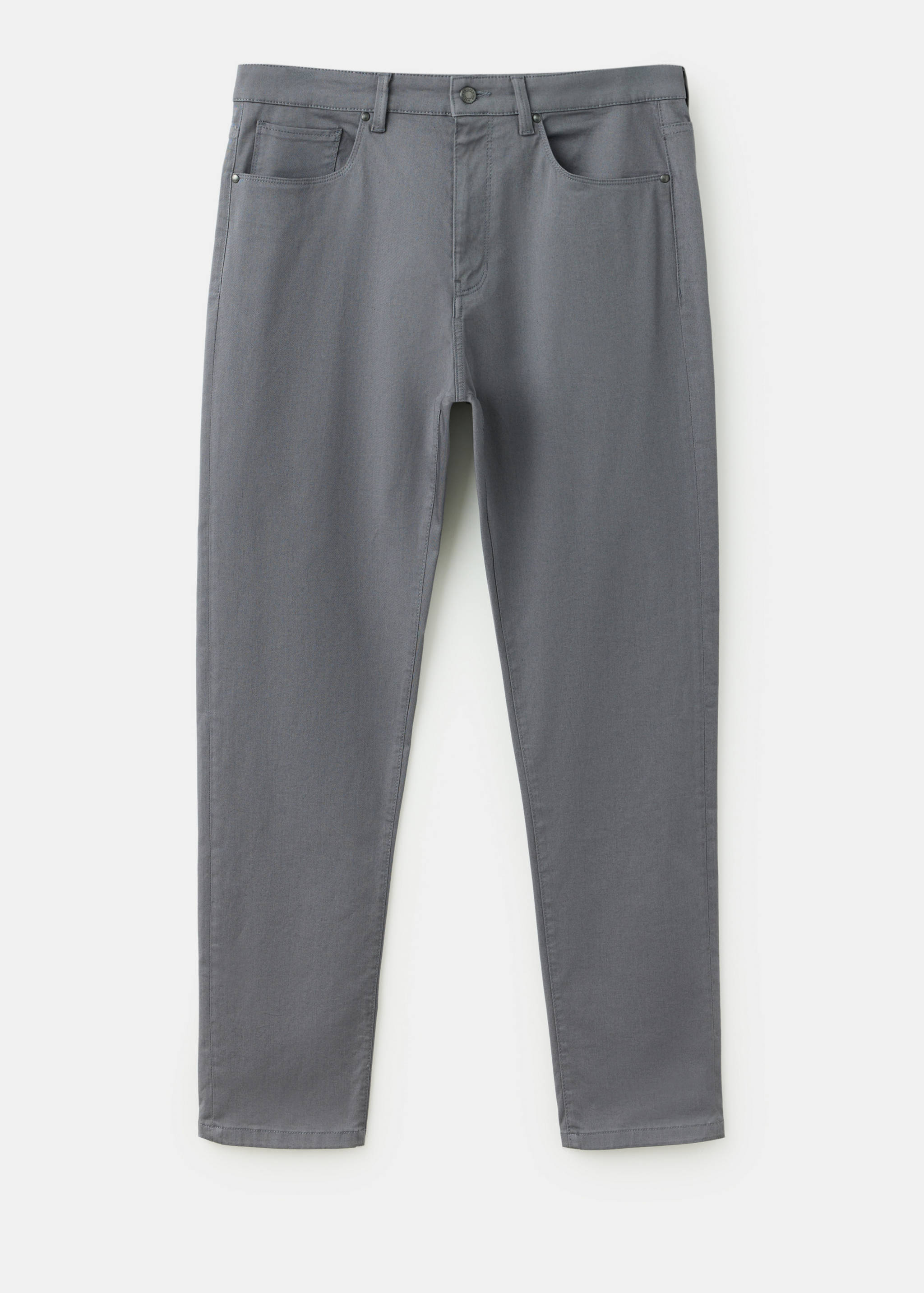 Regular-fit cotton trousers - Article without model