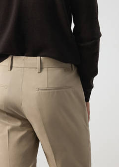 Dublino slim-fit chino trousers — Beige 6