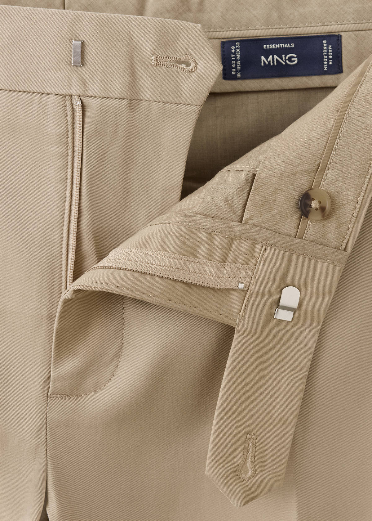 Dublino slim-fit chino trousers — Beige