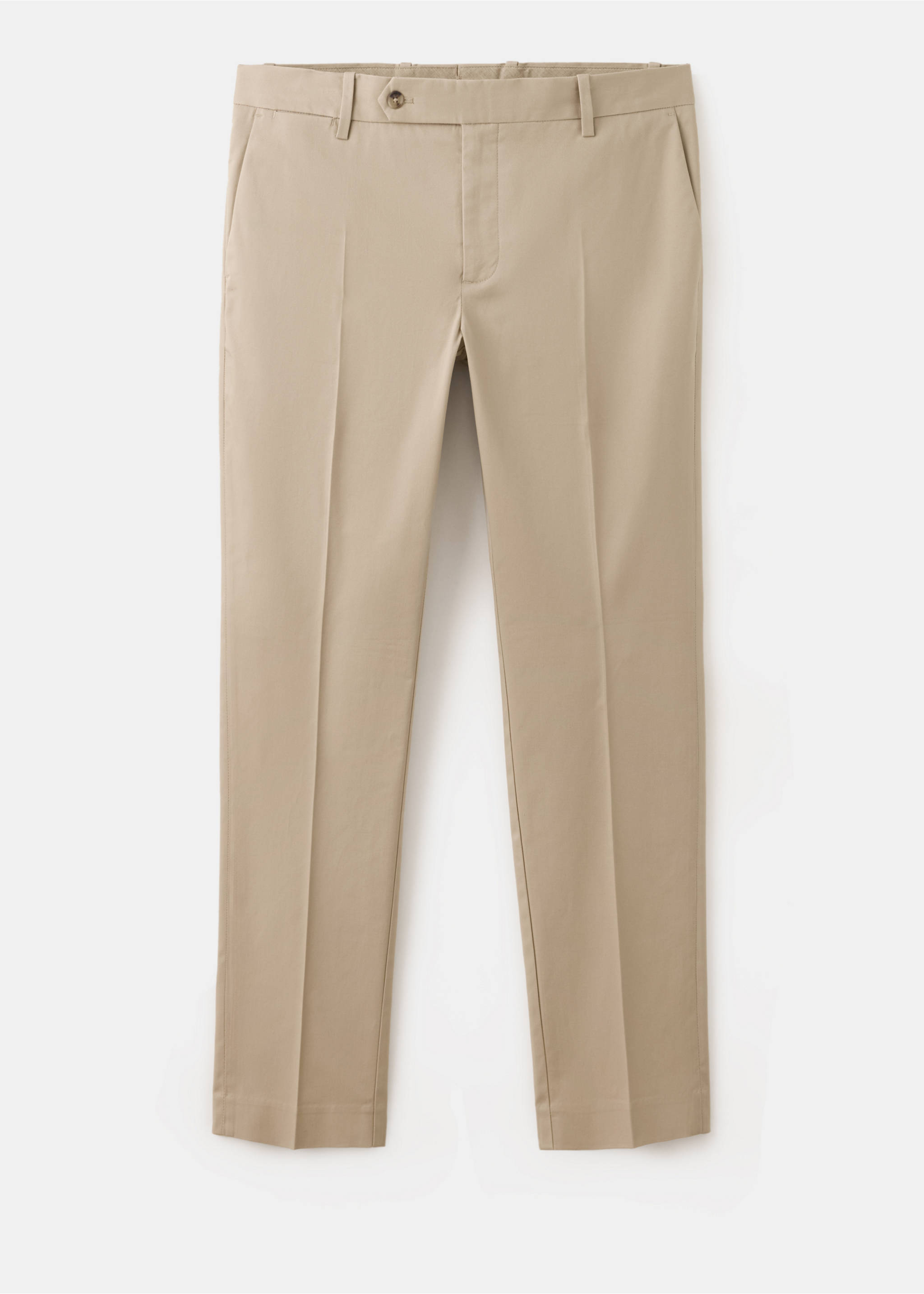 Pantalon Dublino chino slim-fit - Article sans modèle, Beige. Ref: 37015981-00.