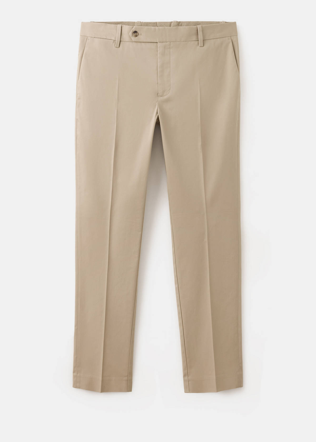 Dublino slim-fit chino trousers — Beige