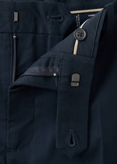 Dublino slim-fit chino trousers — Navy 10