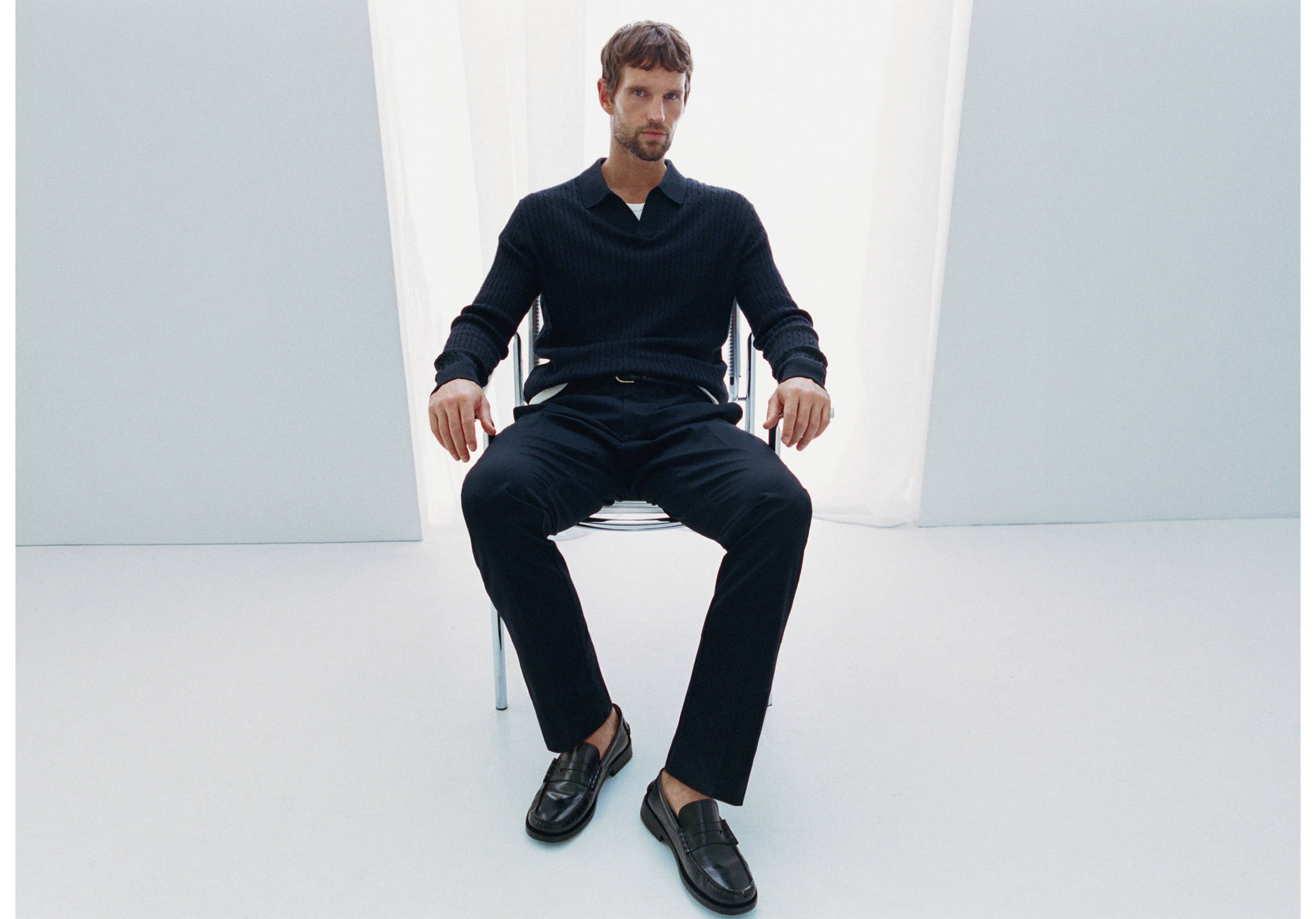 Pantalon Dublino chino slim-fit - Plan panoramique