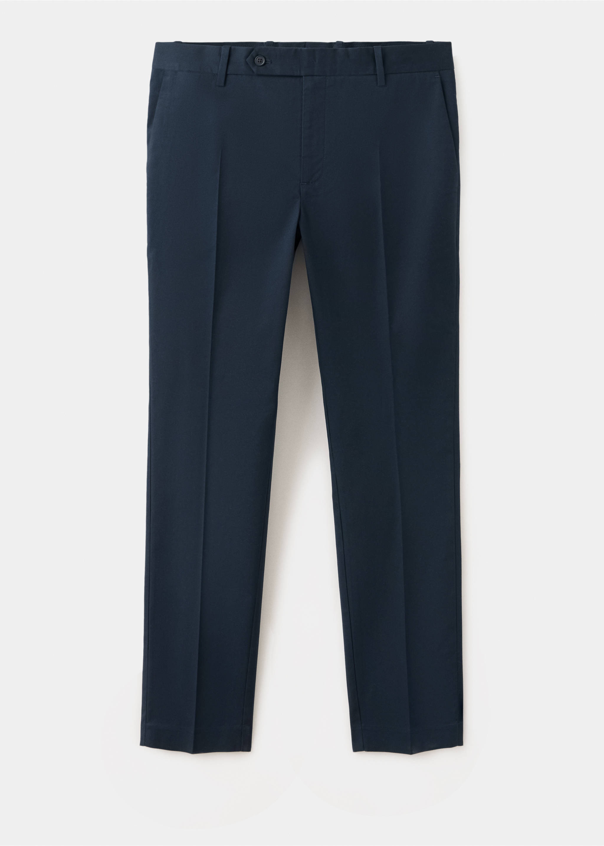 Pantalon Dublino chino slim-fit - Article sans modèle, Bleu marine. Ref: 37015981-00.